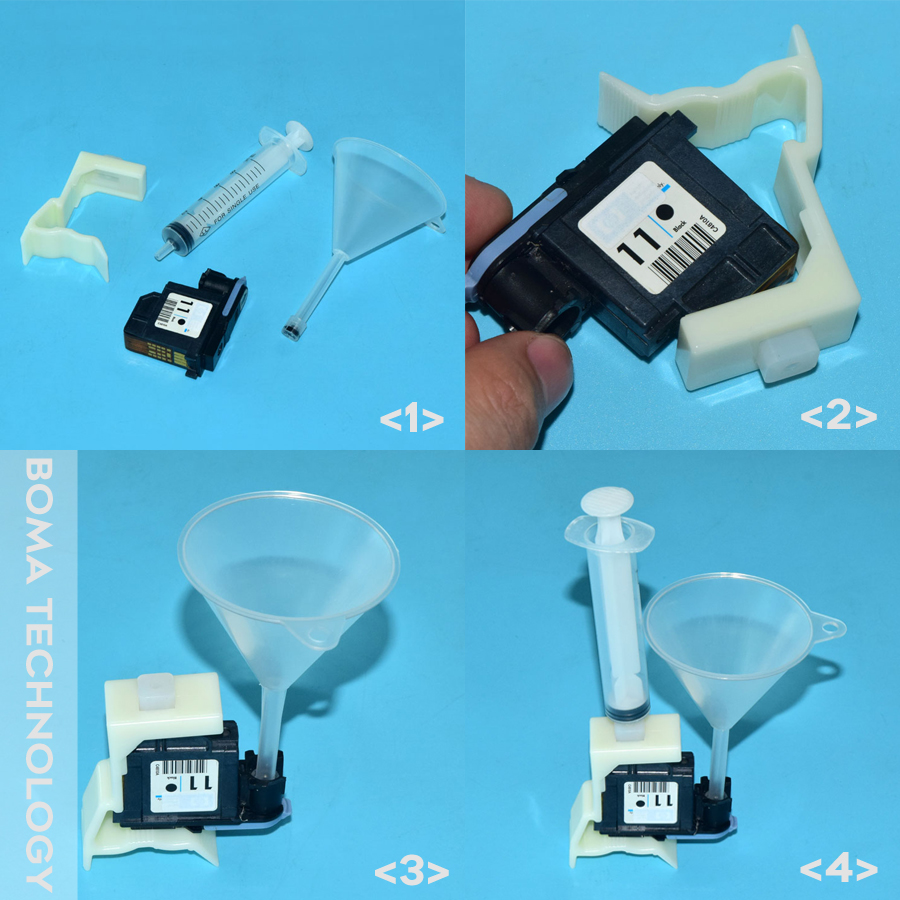 Herramientas de limpieza del cabezal de impresión C4810A C4811A C4812A C4813A 11 HP11 para impresoras HP Designjet 500 800 510 100 110