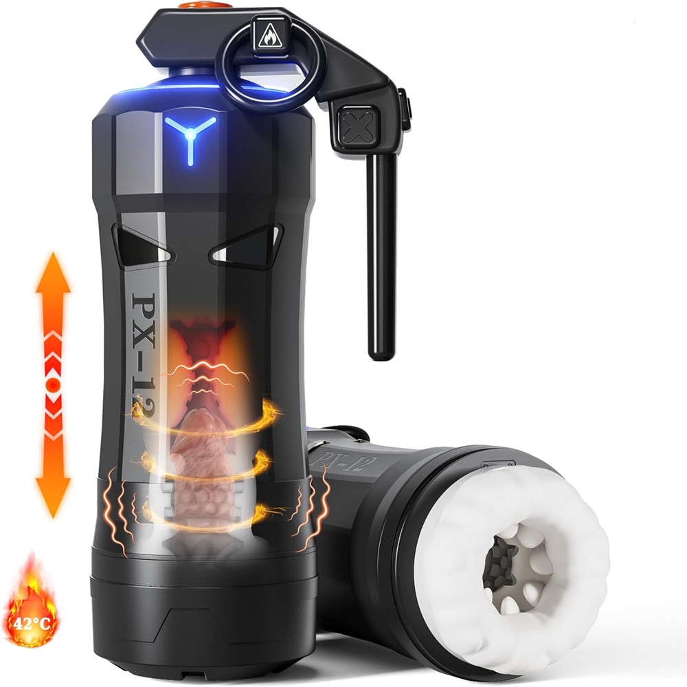 With Sucking Vibration Heating LCD Function Automatic Male Masturbator Telescopic Male Vibrator Mouth-Wrapped Penis Vibrator