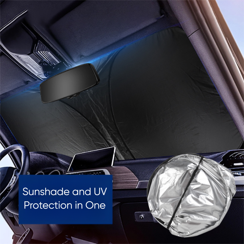 RazorRide – pare-soleil pliable pour pare-brise de voiture, Protection UV, Parasol de fenêtre avant, Anti-infrarouge pour voiture SUV