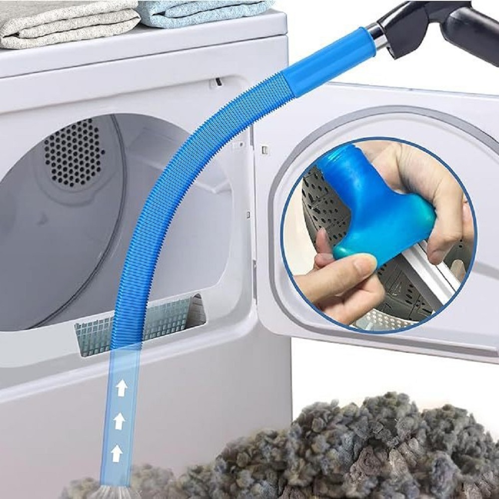 Kit de Aspirador de Pó para Ventilação HOMEFISH - Mangueira Flexível para Limpeza de Ventilação e Remoção de Poeira para Eletrodomésticos