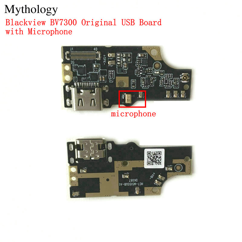 Untuk Blackview BV7300 Dok Pengisi Daya USB Mikrofon Papan USB Aksesori Asli Ponsel