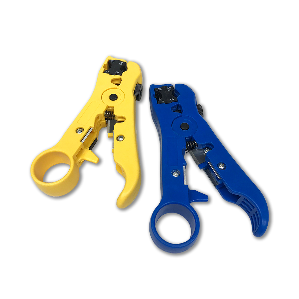 Alicate de descascamento automático universal cabo coaxial fio stripper ferramentas de cabo de fio de descascamento ferramentas de friso com chave hexágono
