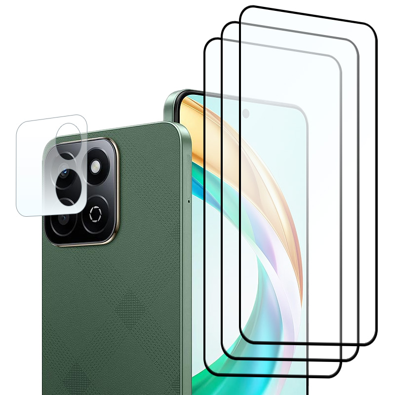 Per Honor X6b 5G Protezione dello schermo x7d X7C Vetro temperato 9H Anti-graffio Pellicola frontale X7C pellicola per fotocamera in fibra morbida