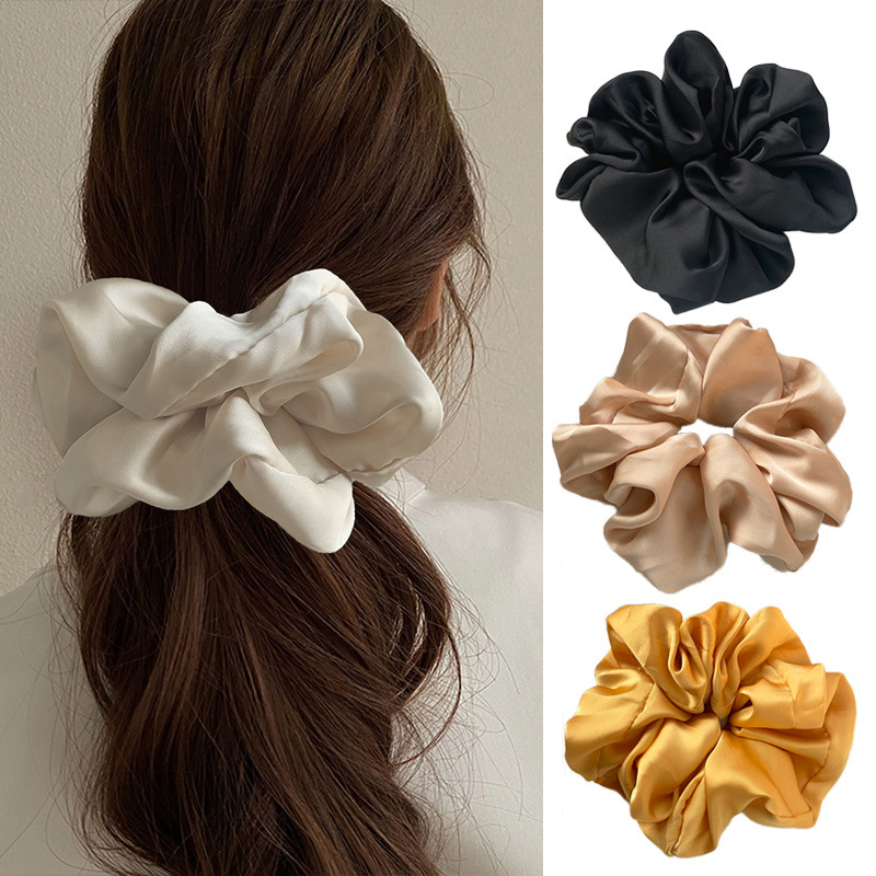 InjOrganza-Chouchou artificiel astique Solide pour Femme et Fille, Accessoire pour Queue de Cheval, Vente en Gros