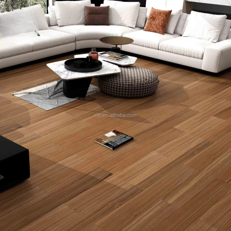 Customized version Walnut solid wood floor Living room/bedroom Wide wood floor