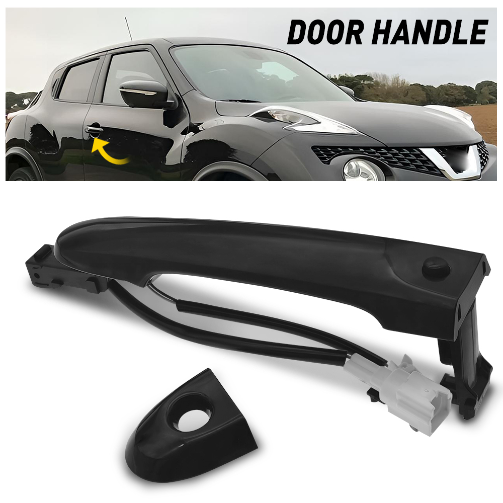 Manija de puerta Exterior, entrada sin llave, apta para Nissan Juke (F15) 2010, 2011, 2012, 2013, 2014, 2015, 2016, 2017, 2018, 2019, delantera derecha