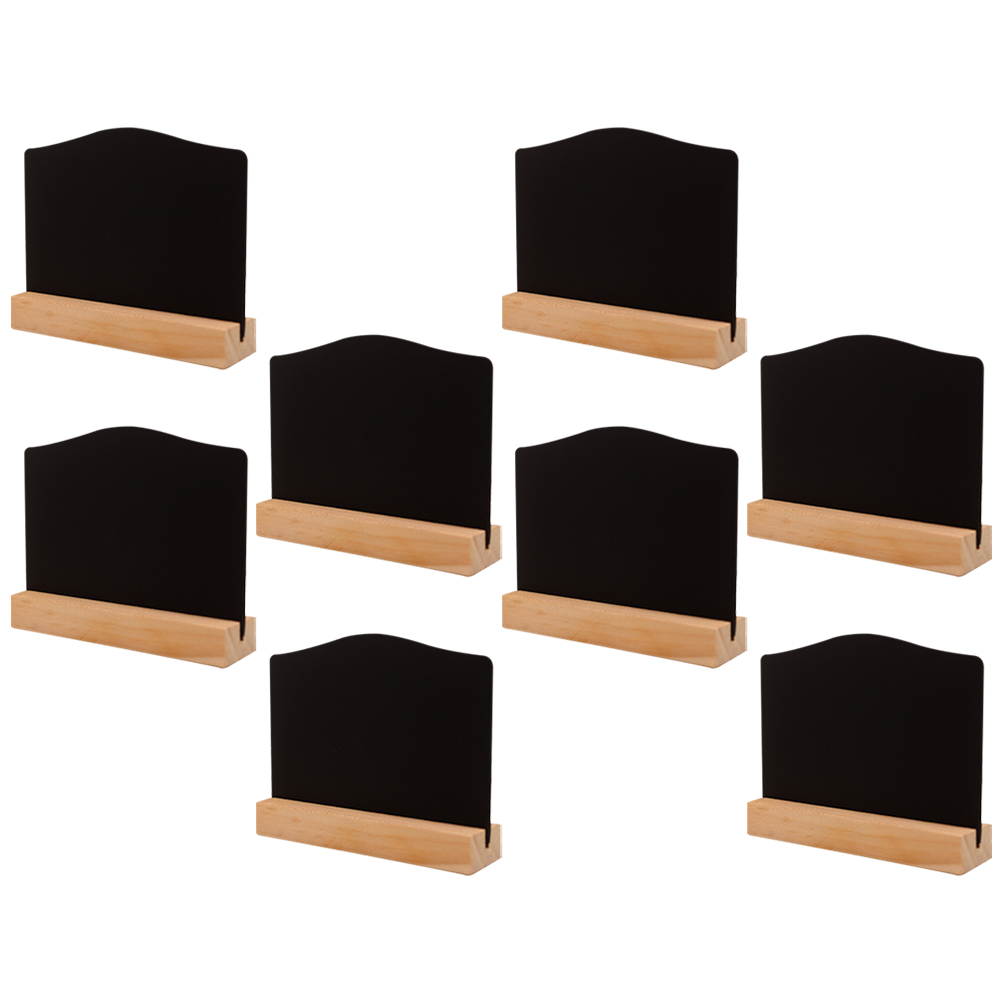 Mini tableau noir multifonction pour restaurant et fête, mémo de bureau, panneau UZboard, 8 pièces