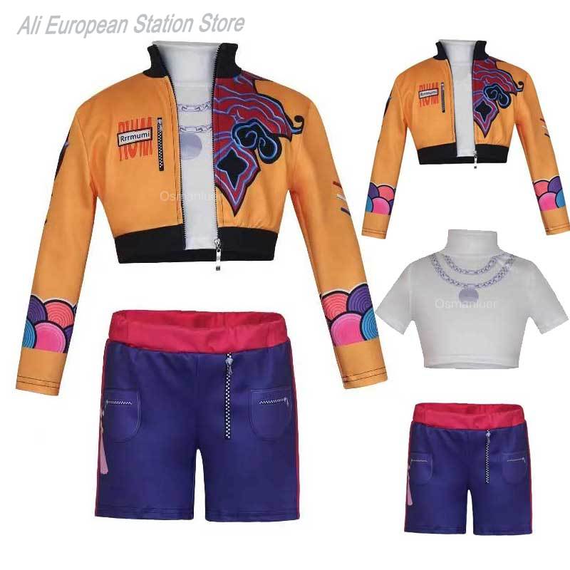 KPop Rumi Mira Zoey Cosplay cazadores de demonios ropa para cantar disfraz fiesta de lujo disfraz de Halloween