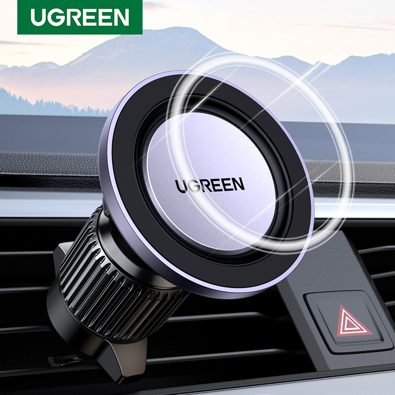 Supporto per telefono da auto magnetico UGREEN supporto per telefono da auto con presa d'aria con gancio per iPhone 14 13 12 Pro Xiaomi Samsung supporto per magnete forte