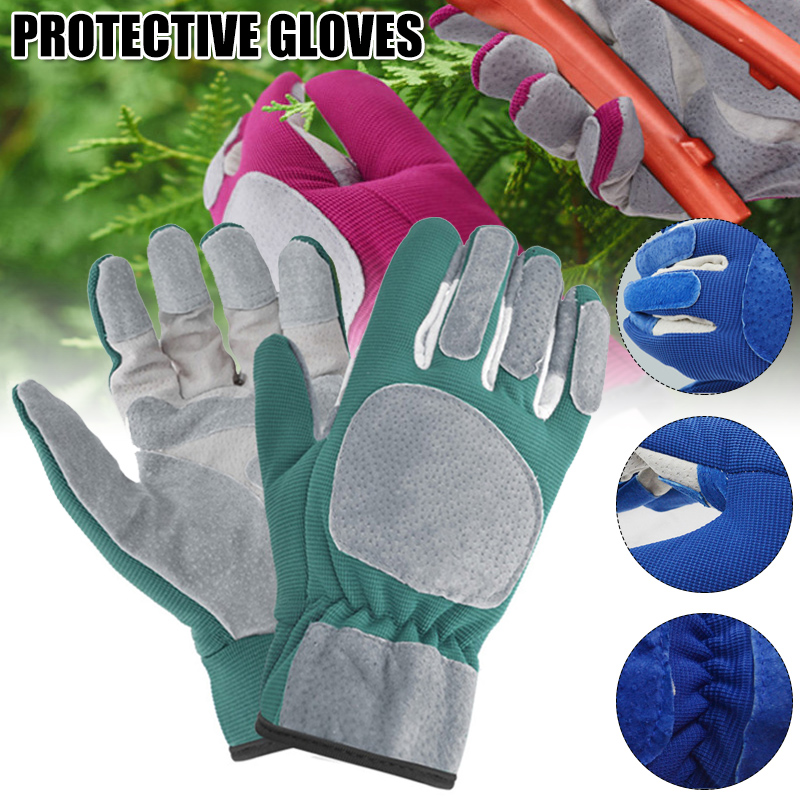 1 par de guantes de jardinería para podar rosas, guantes a prueba de espinas con guanteletes largos de protección para el antebrazo para excavar, plantar herramientas de jardín