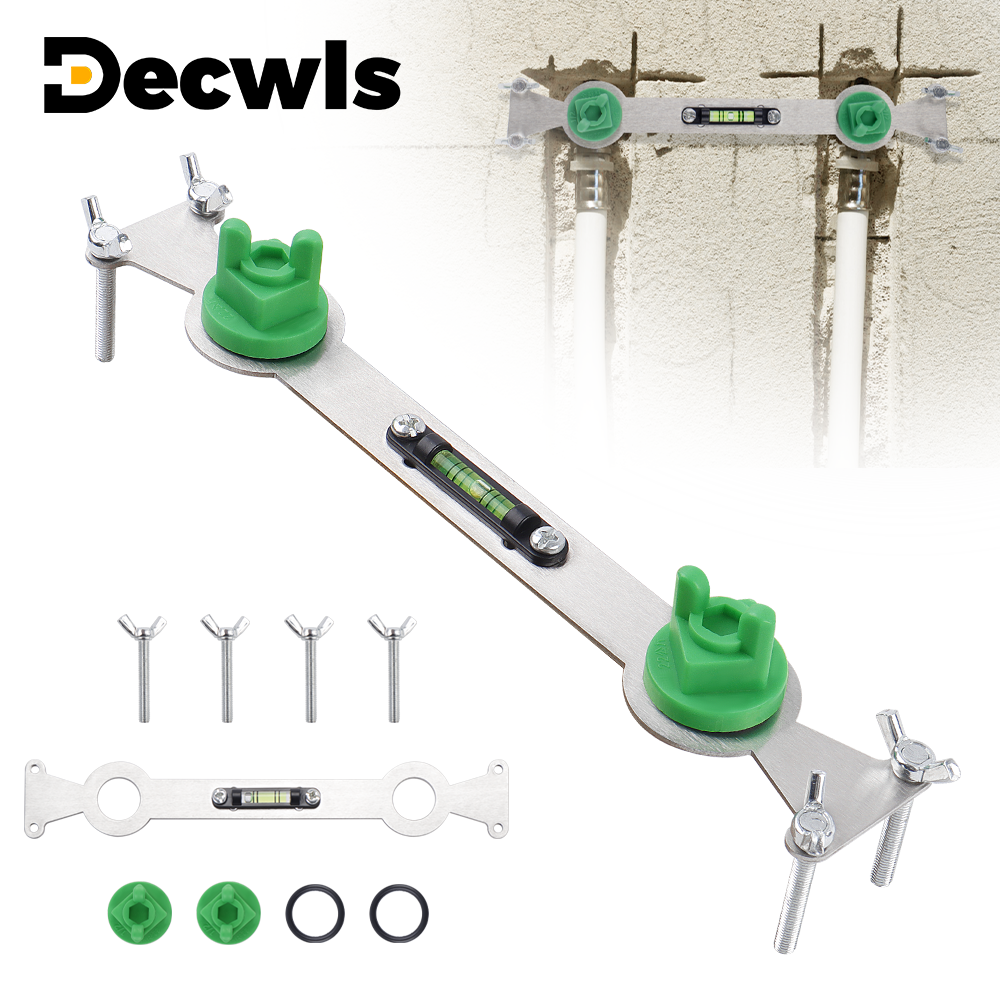 Nivelador de tubos de água quente e fria em metal com indicador de nível de bolha - ferramenta de nivelamento de precisão durável para aquecedores de água, ajustes de canalização de chuveiro