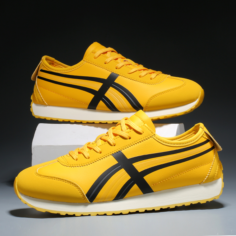 Fashion Brand Sneakers Men's Sports Shoes Women's Running Shoes Yellow Casual Sneakers Men Comfort Walking Shoes Flat Trainers