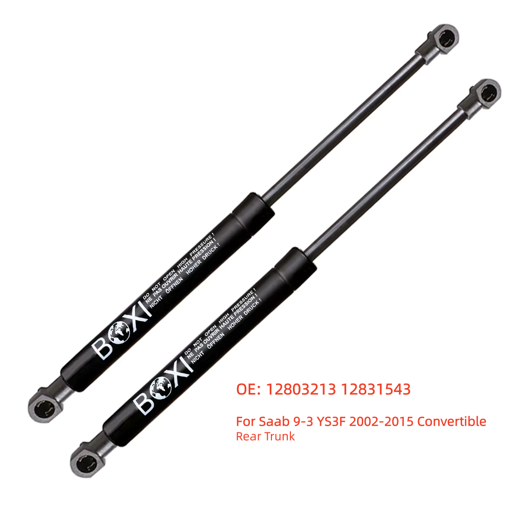 BOXI 2Pcs Rear Trunk Gas Spring Shock Lift Strut Support 12803213 12831543 For Saab 9-3 YS3F 2002 - 2015 Convertible Lift Struts