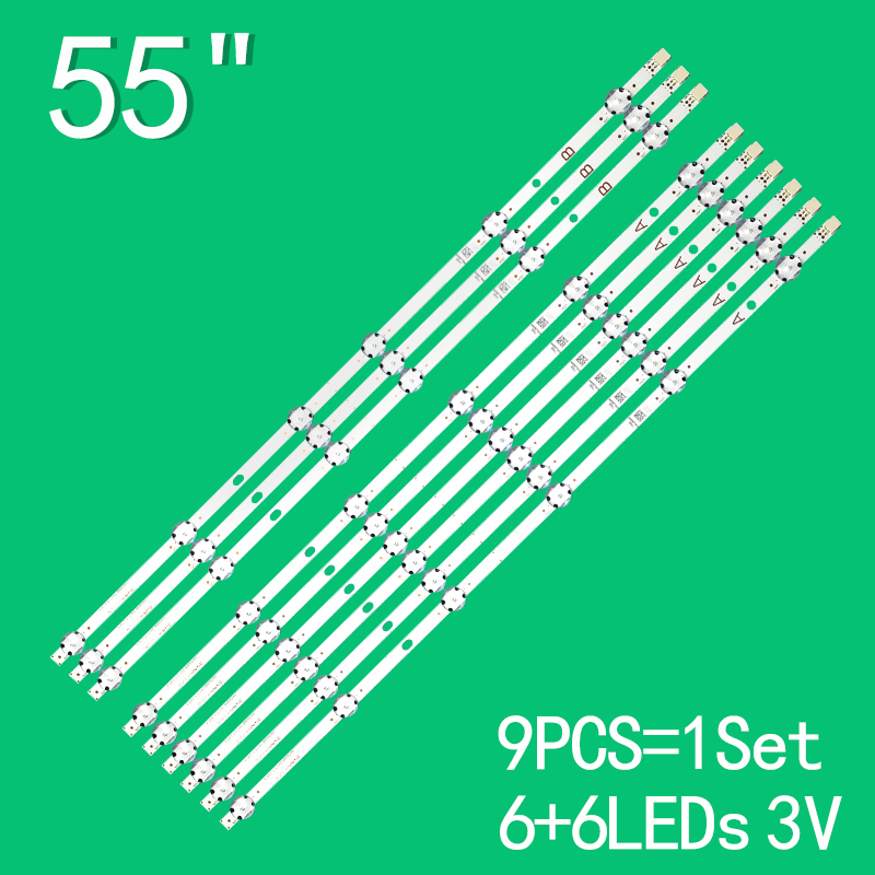Listwa podświetlająca LED 6 lamp Do SVV550AW9-A B JL.D 55061330 -078AS-M 078HS TX-55GX550B 55HK25T74U VES550QNYL-2D-N02 N03 VES550QNYL