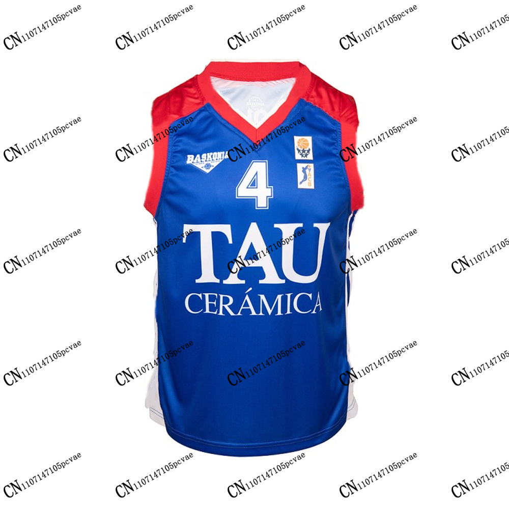 Camisa de Basquete Baskonia SCOLA Retro Classics TAU 2026–27 Novas Chegadas 25 Anos 1ª Edição Camiseta 3D Impressa para Fãs ACB Espanha