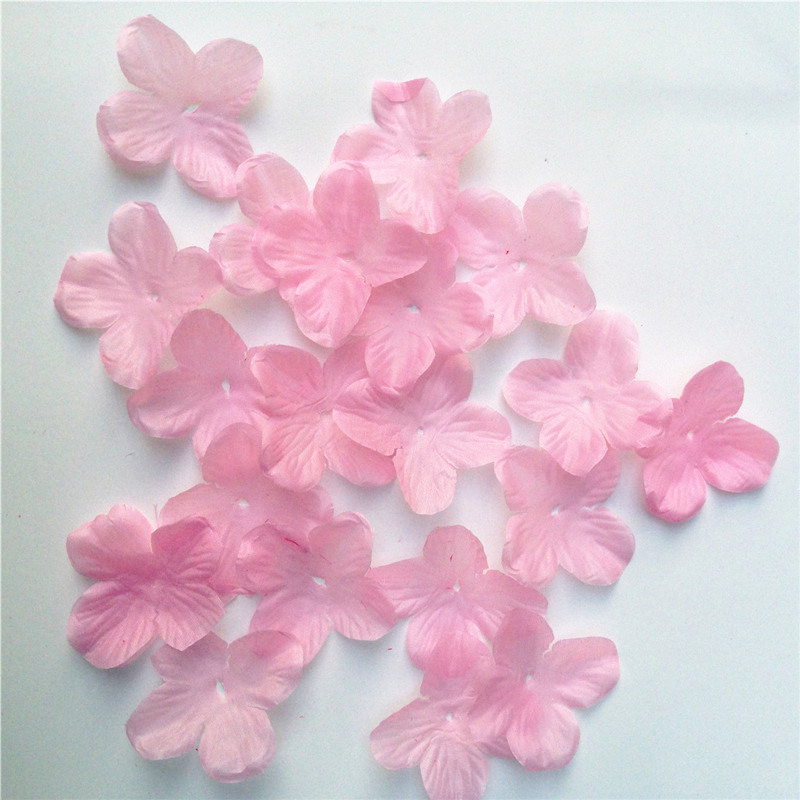 100/300/500 PCS Cherry Blossom Rose ดอกไม้งานแต่งงานกลีบปลอมประดิษฐ์ดอกไม้ผ้าไหมตกแต่งบ้าน PARTY Supplies