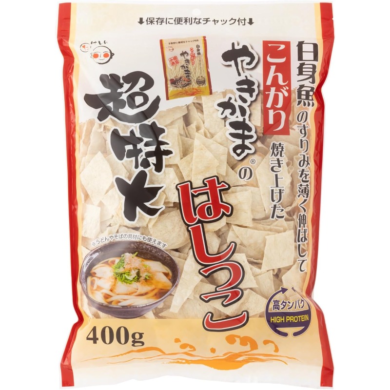 竹醤特大（特大サイズ）焼き白魚肉スナック、ランダムカット、お腹を満たす1袋、送料無料