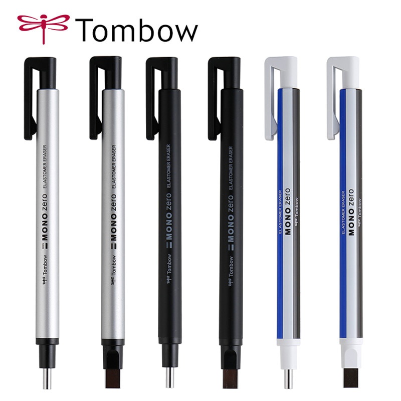 Ластик для ручки TOMBOW MONO Zero, профессиональные Высокоточные механические Ластики-карандаши, коррекция рисования и эскизов, японская статина