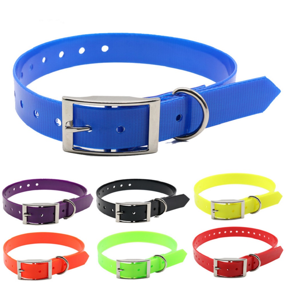 Nova moda coleira para cães de estimação, alta qualidade, tpu + nylon, à prova d'água, desodorante, resistente à sujeira, fácil limpeza, 7 cores, suprimentos para animais de estimação
