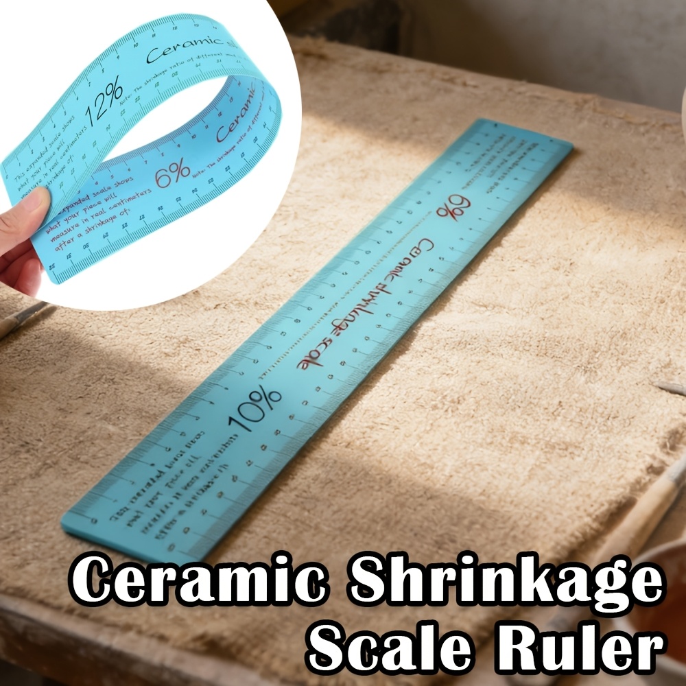 Règle de mesure en céramique, outil de sculpture pour poterie et modélisme en argile