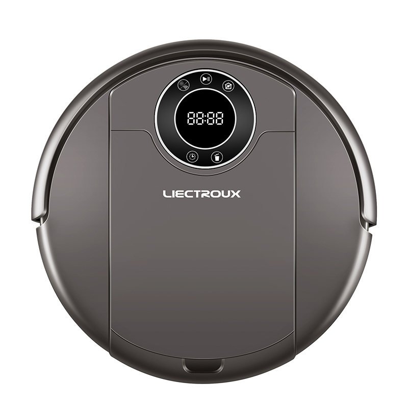 Робот-пылесос LIECTROUX ZK808, интеллектуальное картографирование, памятью, приложением Wi-Fi и голосовым управлением, мощное всасывание 4000 Па, сухой и влажный