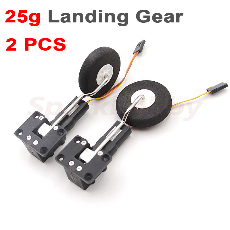 Sparkhobby 2kg 25g chowane podwozie cyfrowe bezserwowe metalowe elektroniczne dla RC stałopłat KTK SU27 KT Board część samolotu