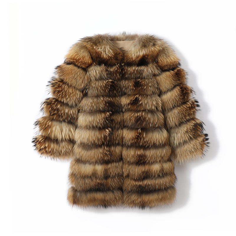 Jaqueta de inverno colete luxo longo peludo pele 100% natural real casaco de pele de raposa para mulheres casaco quente roupas tamanho grande para women10xlblack