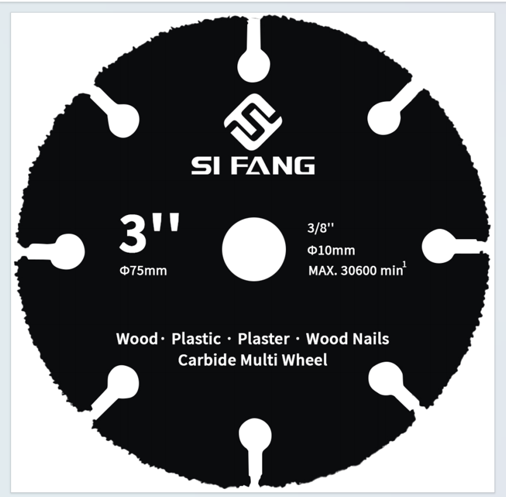 SIFANG ใบเลื่อยคาร์ไบด์,แผ่นตัดขนาดเล็ก,เครื่องบดเพชร,ล้อเจียร,ใบมีดสําหรับโลหะ,งานไม้,ตัดพลาสติก,75 มม.