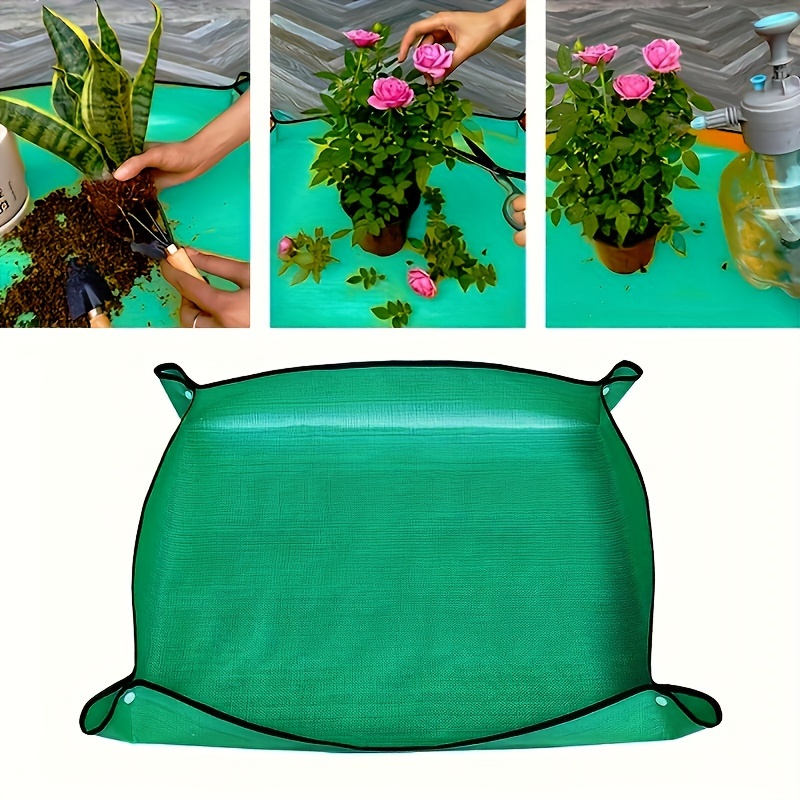 1pc Planten Ma Tuinieren Oppotten Pad Opvouwbare Tuinplant Bloempot Verplanten Waterdichte Matten