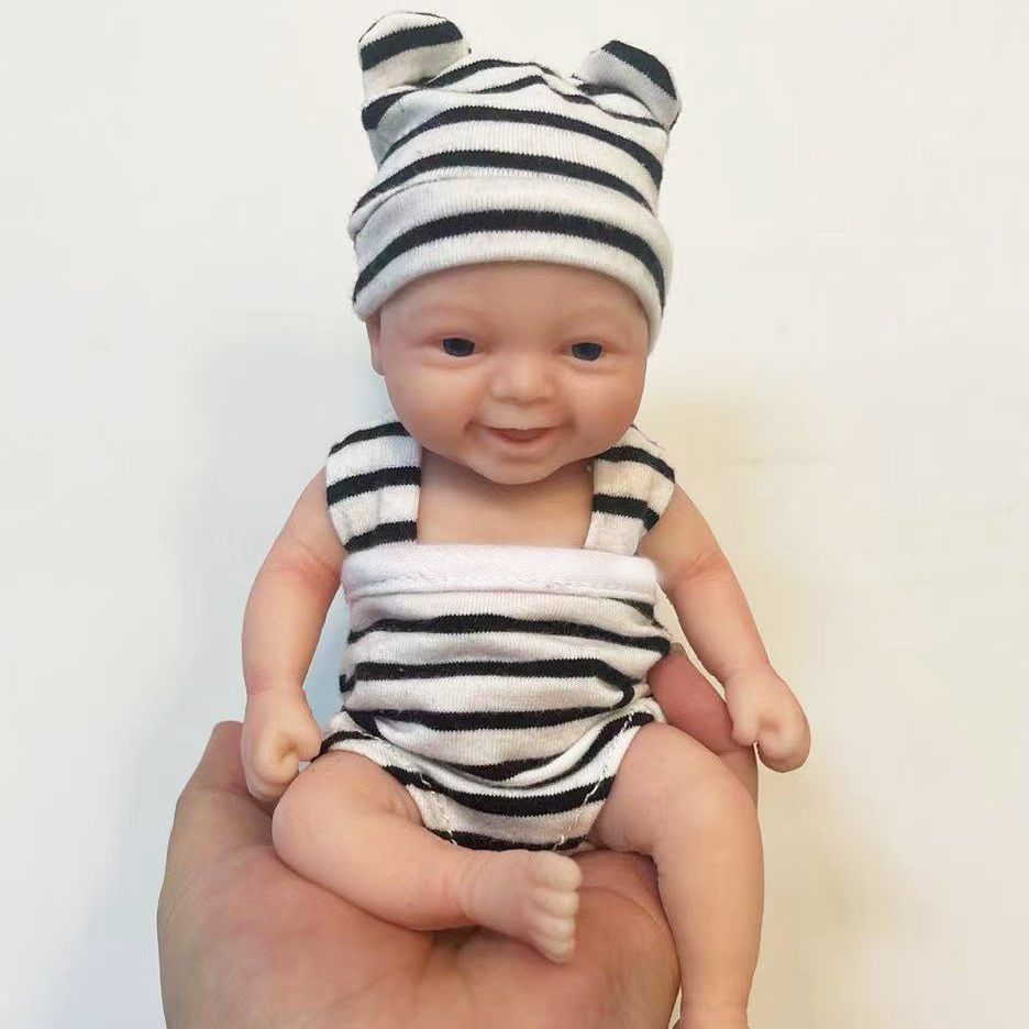 Zestaw ubranek dla lalek - DLA Mini Reborn Doll Micro Preemie Full Body Silicone - Akcesoria dla lalek