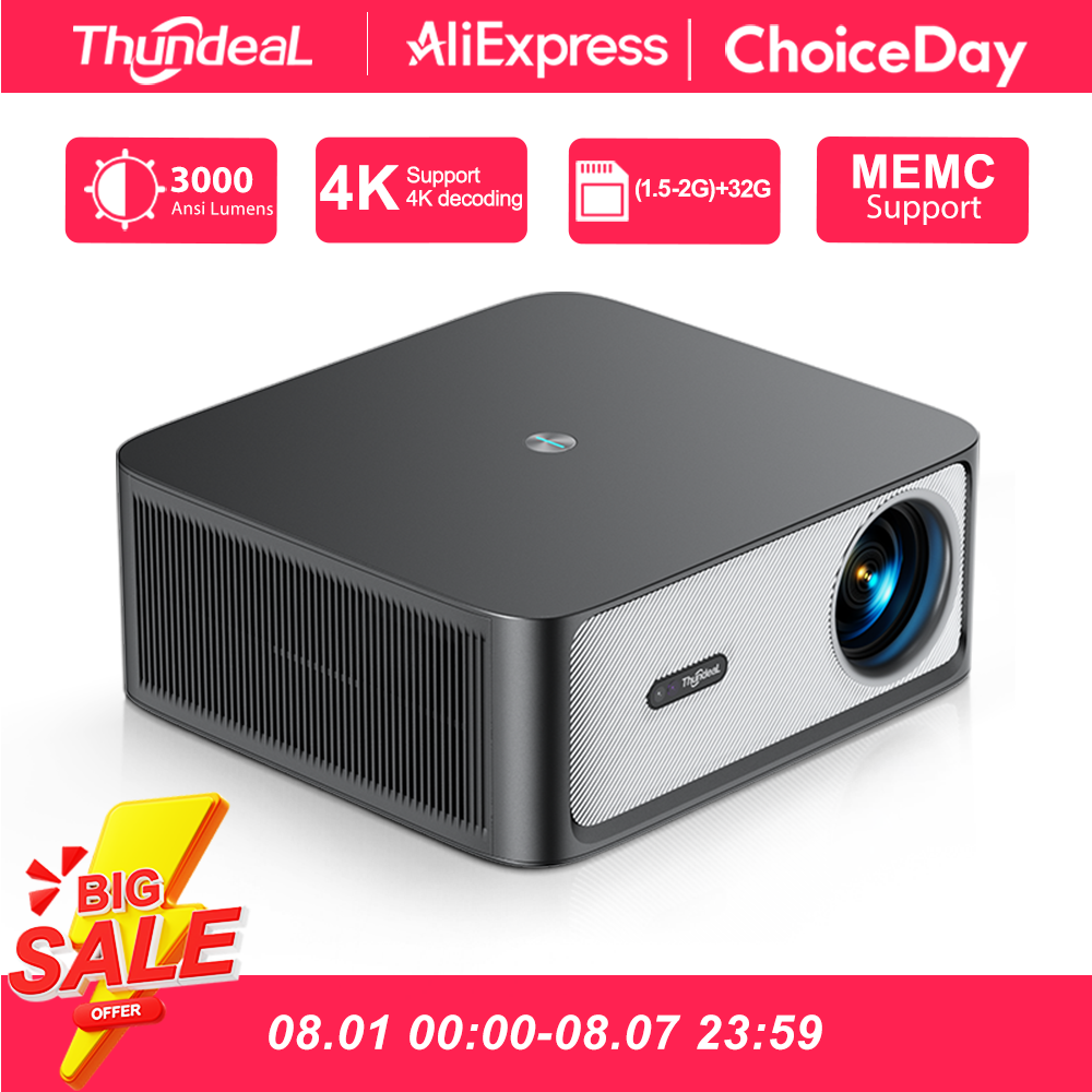 ThundeaL 1080P Projector WiFi Full HD TD98Pro Android TD98 Pro 2K 4K 3D Video Beam Projector 3000 Ansi LED Home Theater Cinema
