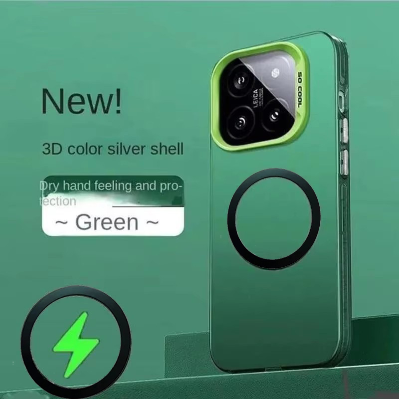 Матовый противоударный чехол для беспроводной зарядки Magsafe для Xiaomi 14 15 15T 13T 14T Pro Poco X6 F6 F8 F7 X8 X7Pro C85