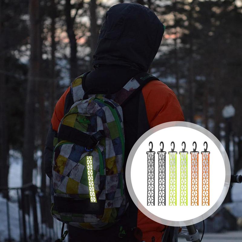 Reflektierender Rucksack-Anhänger, Sicherheit, reflektierende Kleidung, Schlüsselanhänger-Anhänger, leichtes und tragbares Outdoor-Werkzeug zum Laufen