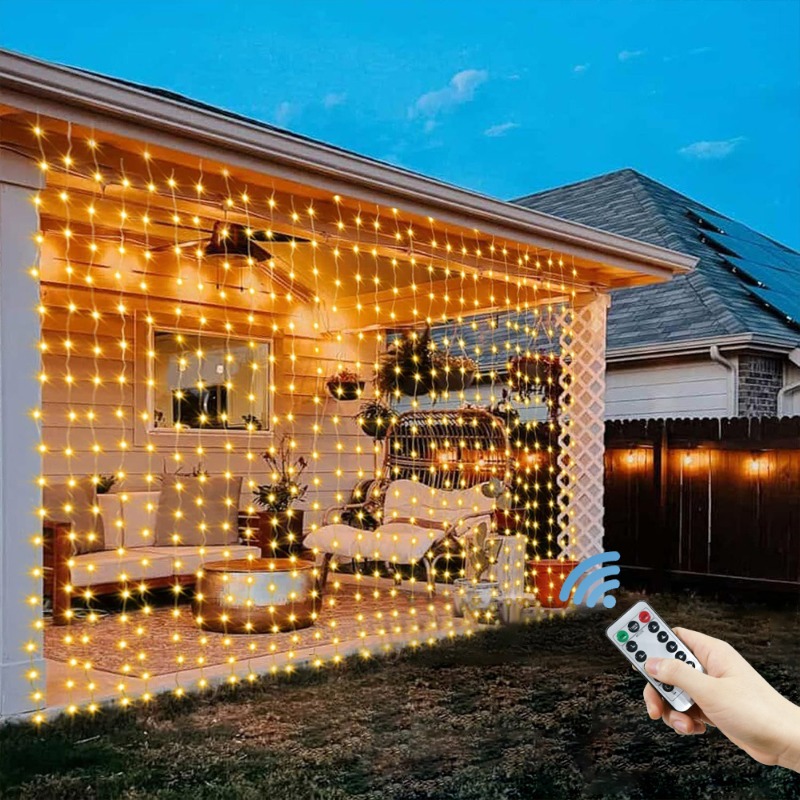 USB rideau éclairage chaîne maison mur mariage anniversaire décoration nouvel an fête de noël vacances LED lumières