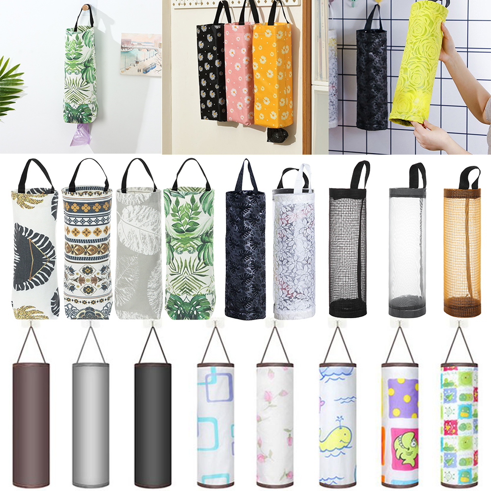 33 styles Grocery Bag Holder Plastic Bag Dispenser Storage Pouch Garbage Bag- Organizer Home Kitchen Daily Tools Accessories
