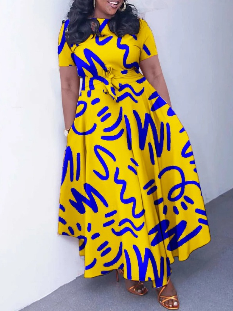 Dashiki 2021, модное длинное вечернее платье макси с поясом, винтажный сарафан с принтом, повседневное платье, халат, африканское платье, летнее женское платье