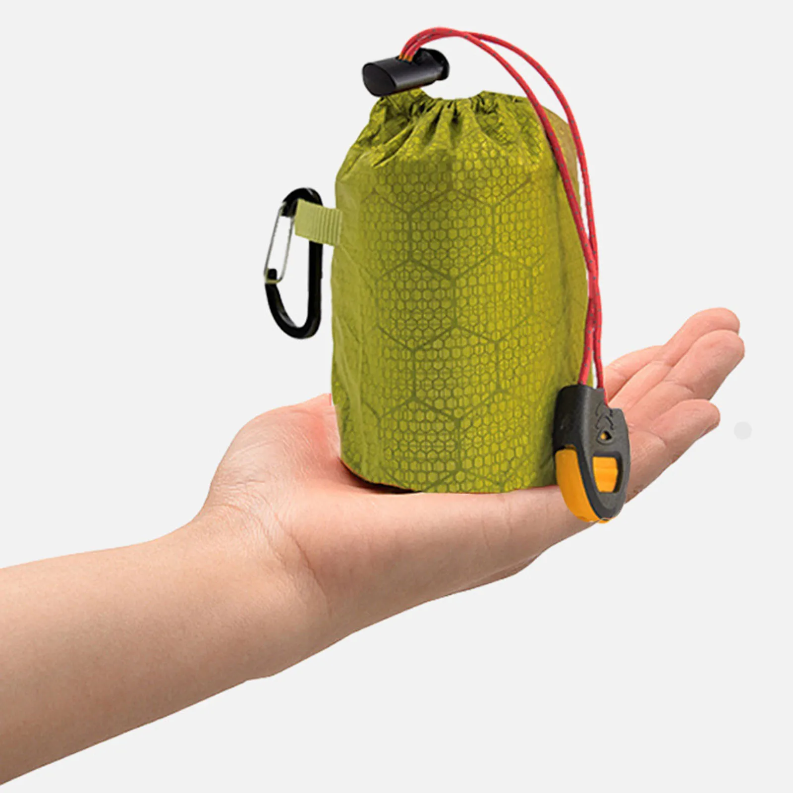 Saco de dormir de sobrevivência, saco térmico à prova d'água para acampamento, caminhadas, atividades ao ar livre, viagem, leve e compacto