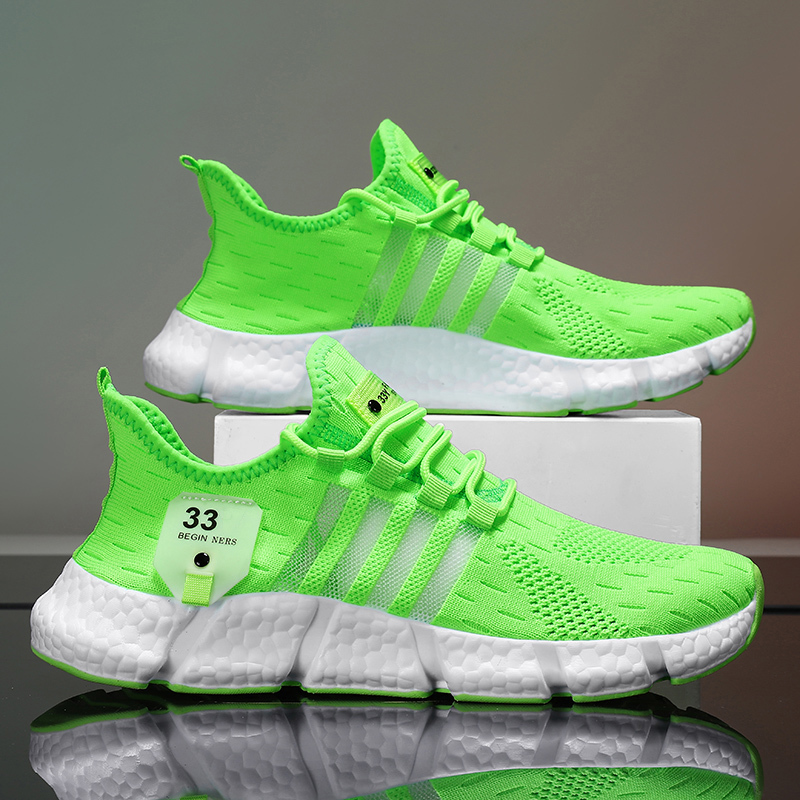 Nuevas zapatillas de deporte para hombre, zapatos informales cómodos de suela gruesa, zapatos transpirables para correr para hombre, zapatos de tenis de verano para hombre, zapatos de hombre de talla grande