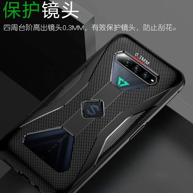Voor Xiaomi Black Shark 4 4s 5 Pro Zachte TPU Matte Schokbestendige Case Ultradunne Lichtgewicht Ontwerp Siliconen Beschermende Achterkant