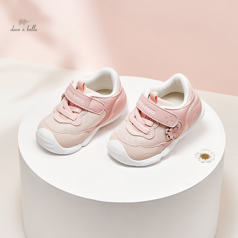 Dave Bella Kid Sneaker 2024 New Spring Autumn Anti-slip Toddler Casual Prewalking Shoe Baby Fashion Shoes DB3241245