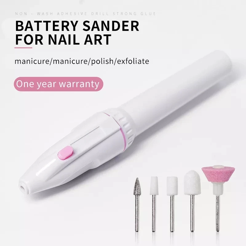 เครื่องขัดเล็บมินิไฟฟ้าเล็บเจาะชุดทําเล็บมือเล็บเท้าบดขัดเล็บ Sanding File ปากกาเครื่องมือเครื่อง