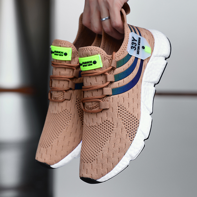 Hommes espadrilles décontractées été respirant chaussures de Sport léger en plein air maille chaussures de course athlétique Jogging Tenis chaussures de marche