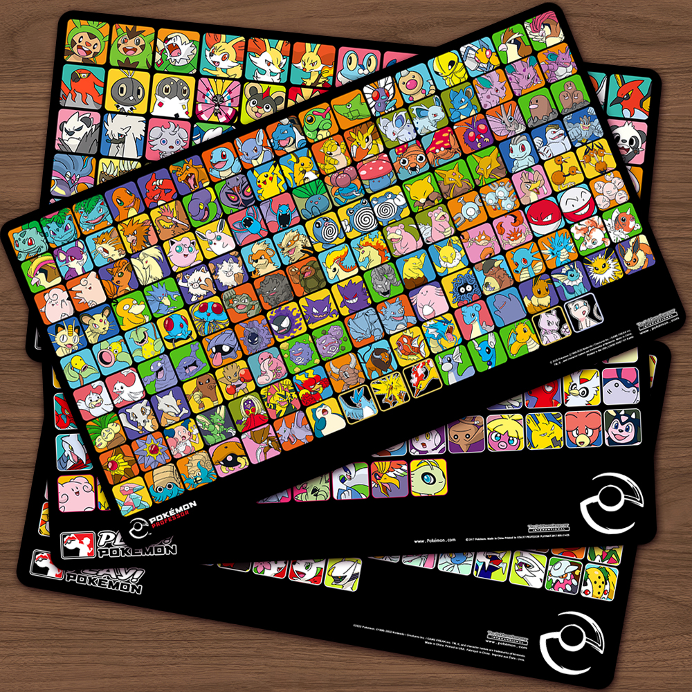 Tappetino per Carte Collezionabili Pokemon PTCG, Tappetino YGO, Tappetino TCG Professor Mat