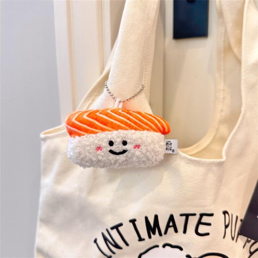 Porte-clés en peluche Sushi Butter, porte-clés créatif, jouet en peluche ShriajPlush, style coréen, décoration d'expression, stade