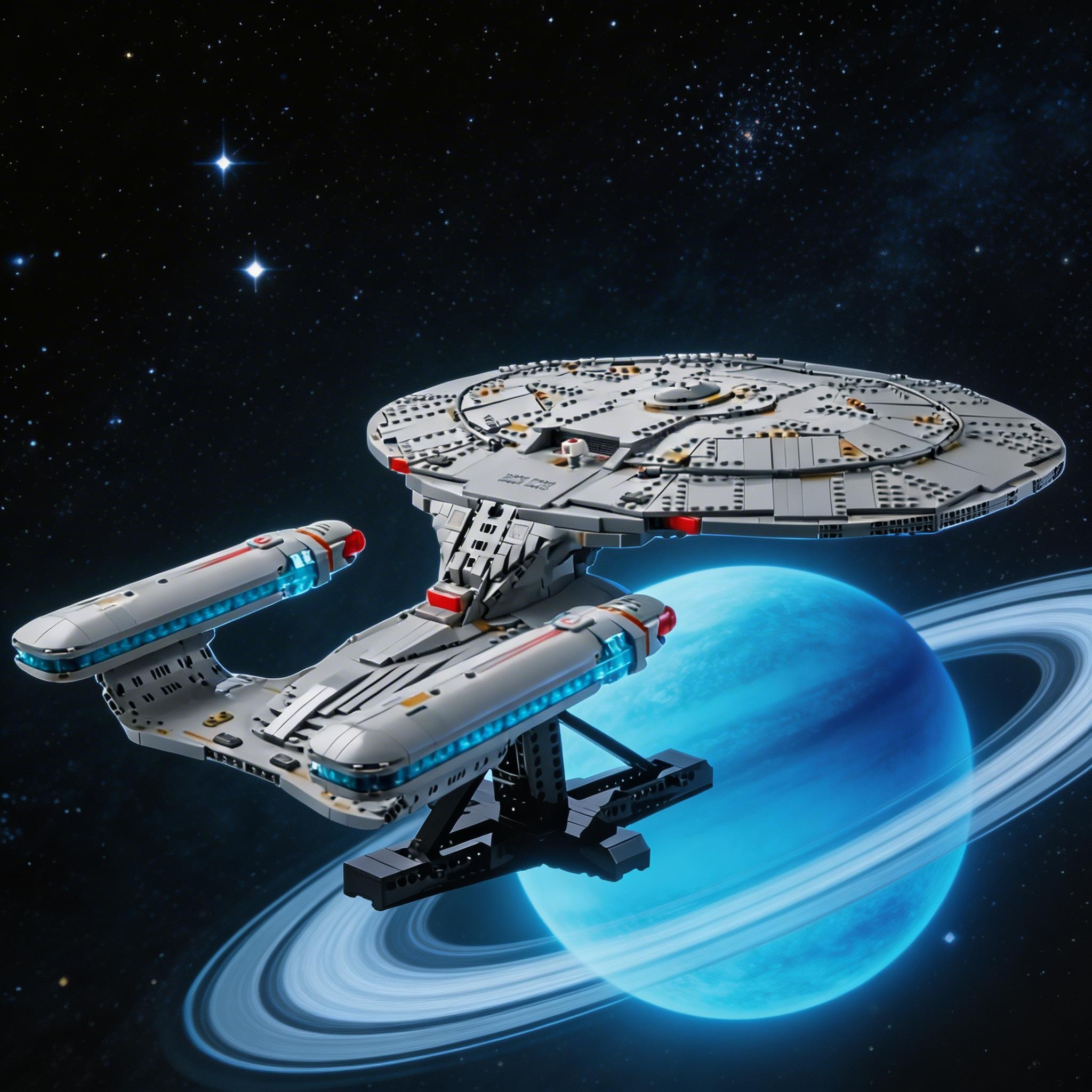 Berita terbaru: Model kapal NCC-1701-D dari blok bangunan, hadiah ulang tahun untuk pria dan wanita, hadiah liburan.