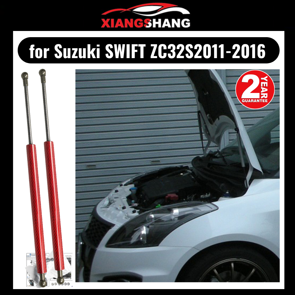 Для 2011-2016 Suzuki SWIFT Sports ZC32S передняя крышка капота Модифицированная газовая стойка из углеродного волокна пружинный демпфер амортизатор