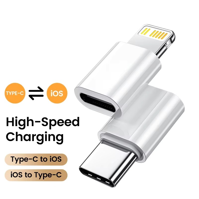 USB C To Lightning Adapter For iOS Male to Type C Female Converter Fast Charging For iPhone Type C IOS Data Transfer Adapter