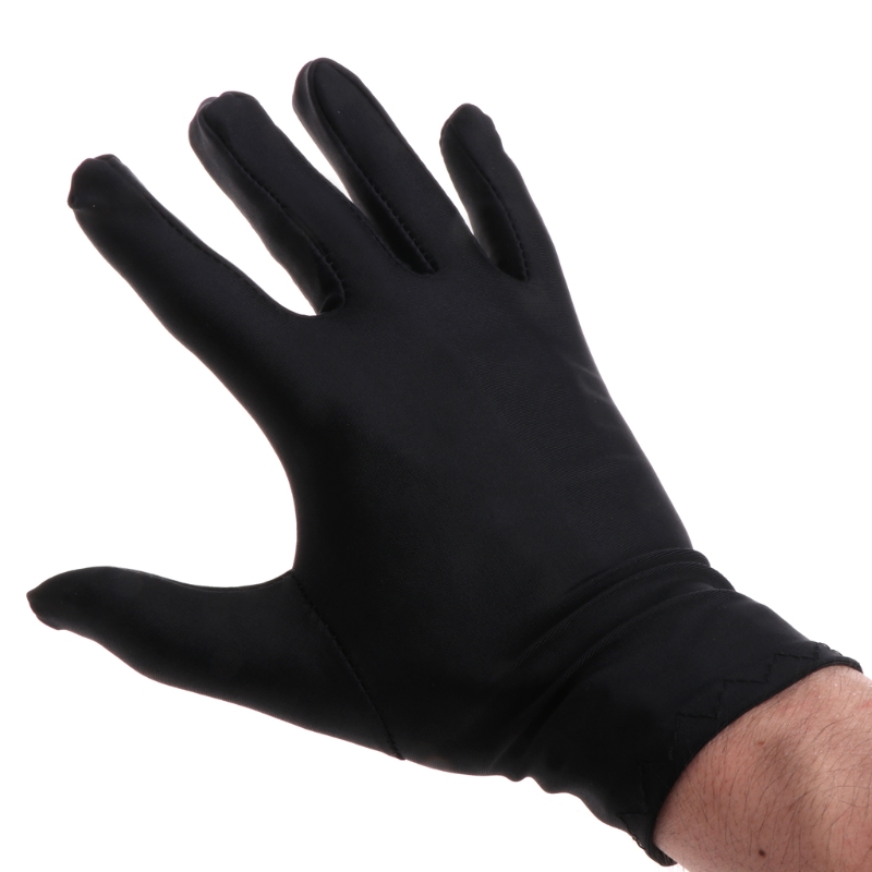 Guantes de joyería prácticos, guantes de longitud de muñeca, guantes negros de trabajo para protección, guantes de inspección de monedas para buscar joyas