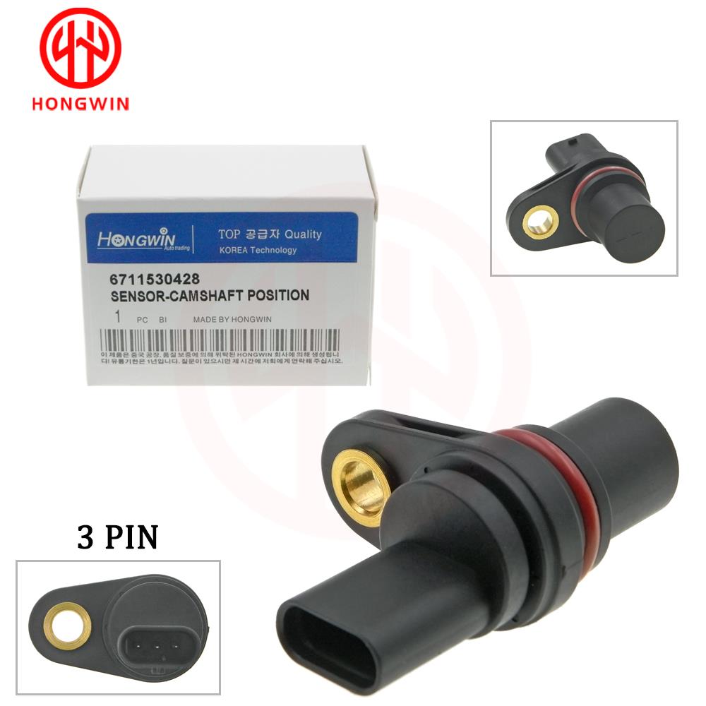 Sensor de posición del árbol de levas 6711530428 para Ssangyong Rexton W Actyon Korando Musso Sports Kyron Rodius 2,0 2,2 Diesel de alta calidad