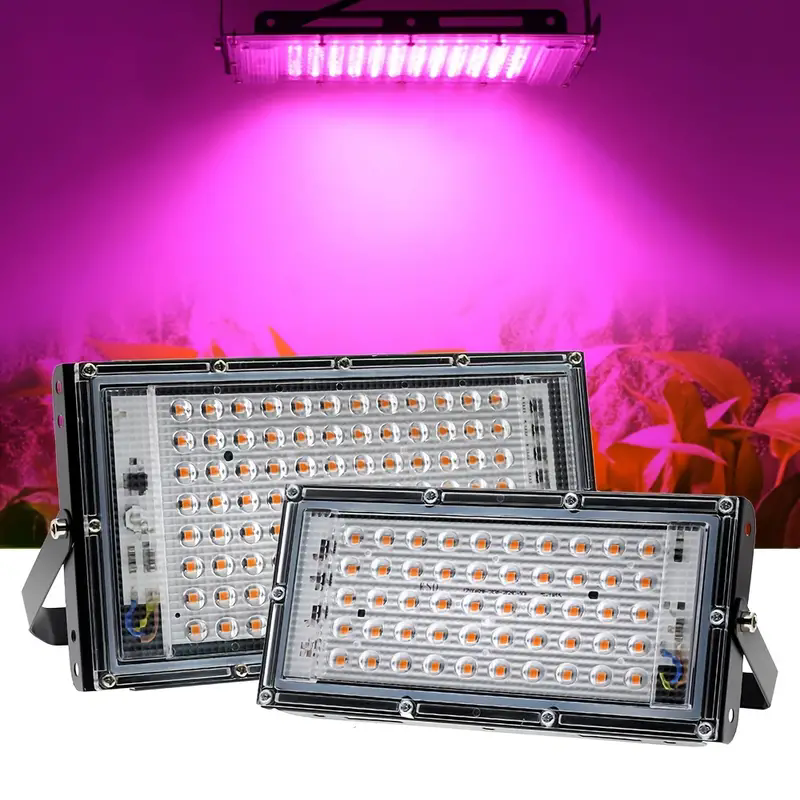 Phytolamp pour plantes lampe 200W 300 watts lumière LED pour la culture intérieure spectre complet Led élèvent la lumière 220V 50W 100W lampe Uv Phyto